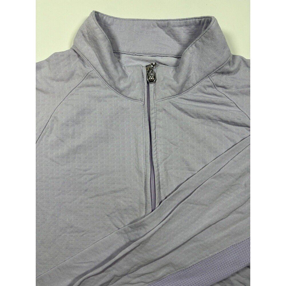 SanSoleil Womens 1/4 Zip Pullover | M | Purple